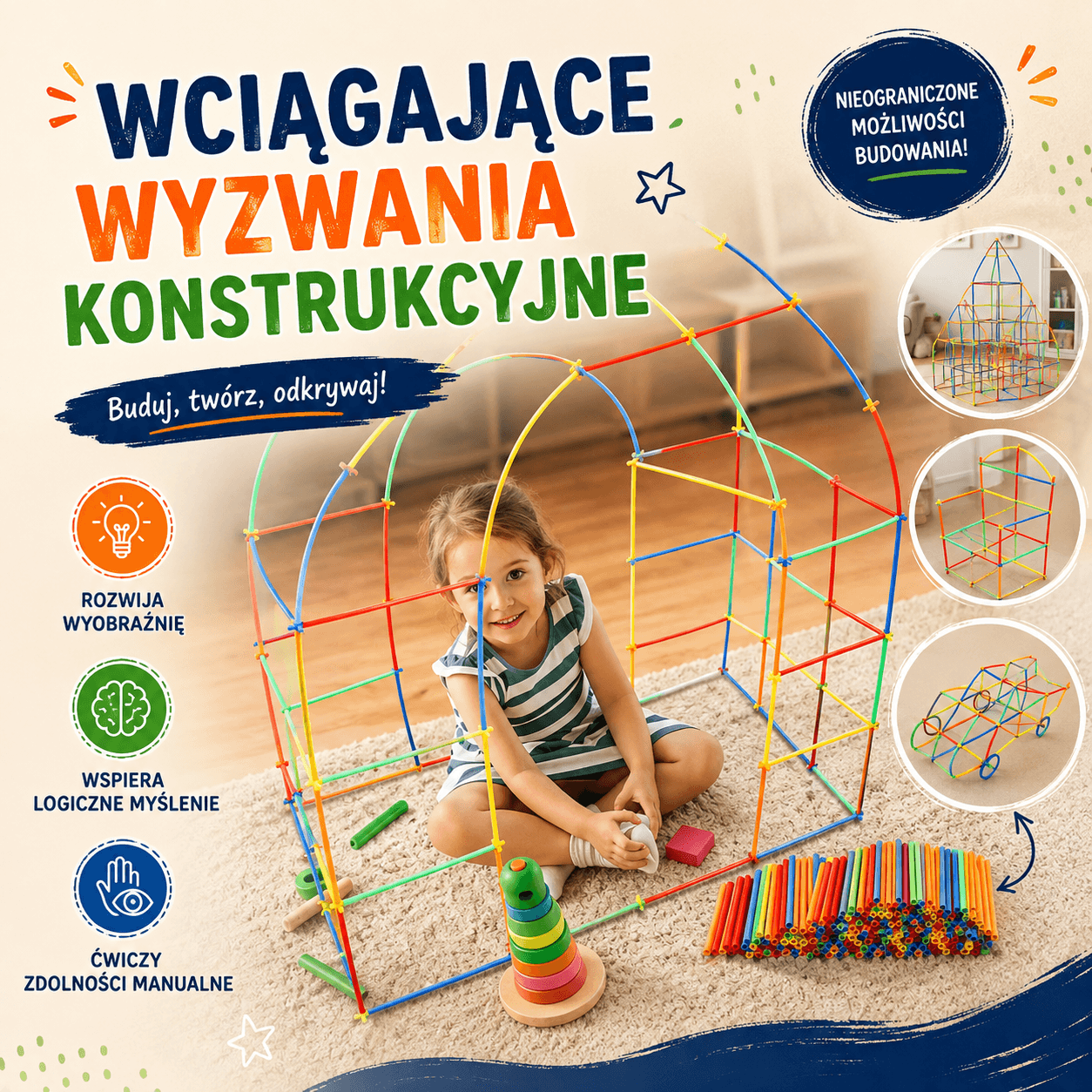 Buildix - Kreatywny Zestaw Konstrukcyjny